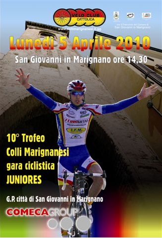  5 Aprile al via  il  GP Colli Marignanesi Juniores 