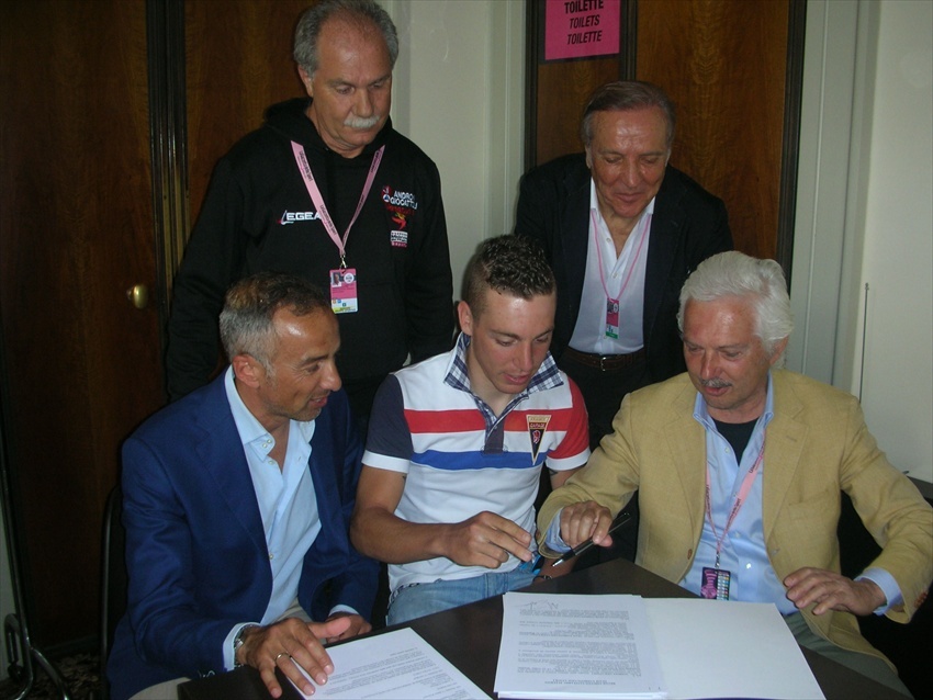 Andrea Zordan ha firmato per la Androni Venezuela