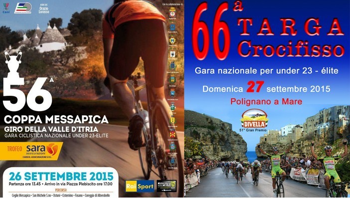 Ceglie Messapica-Polignano a Mare: tutto il meglio del ciclismo dilettantistico alla volta della Puglia