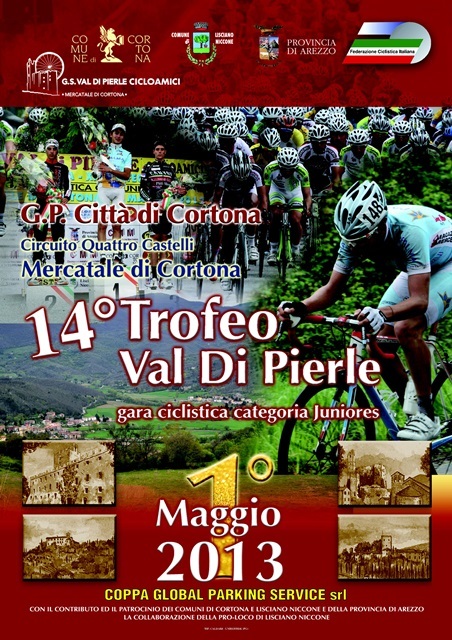 Cresce l'attesa per il Gp Citta' di Cortona - Trofeo Val di Pierle