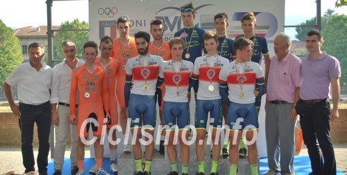 Team Franco Ballerini primo a Lucca  nel Campionato Toscano Cronometro a Squadre  Juniores