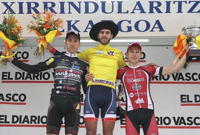 Iuri Filosi si deve accontentare del secondo posto alla Vuelta al Bidasoa